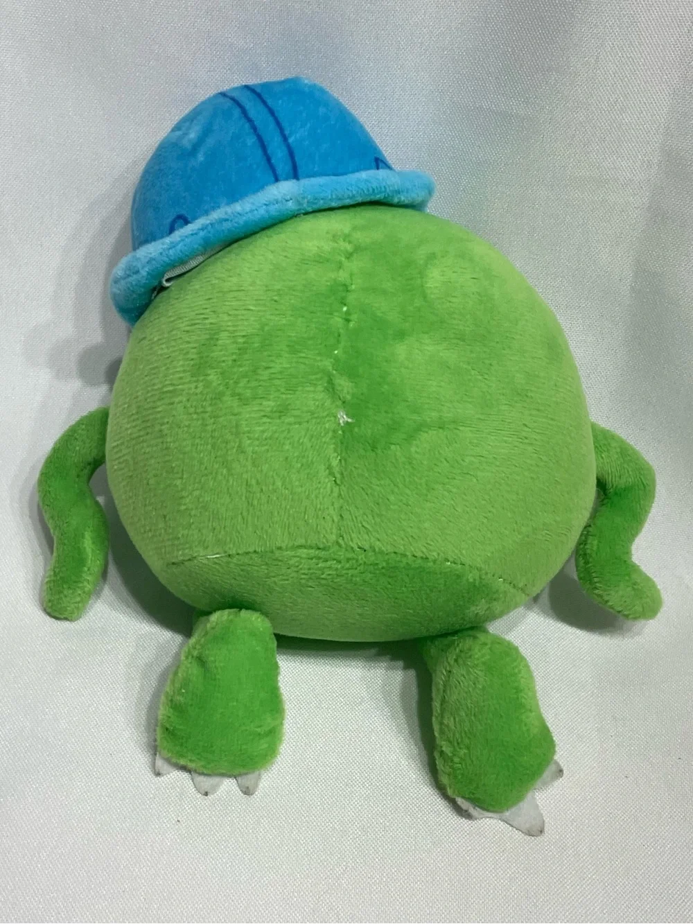 6” Monsters Inc Mike Wazowski Buckle Down Dog Plush Toy Squeaky Great Condition